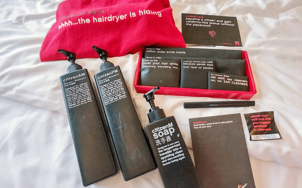 liveloveran citizenm taipei north gate toiletries