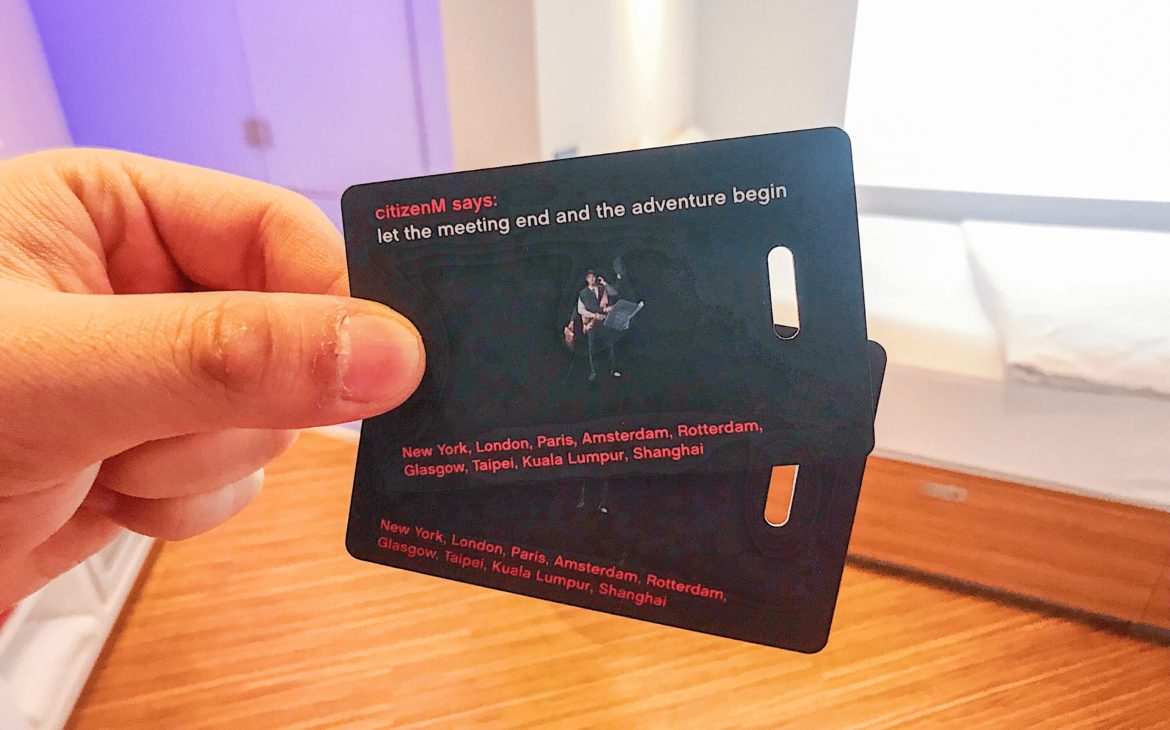 liveloveran citizenm taipei north gate ID cards