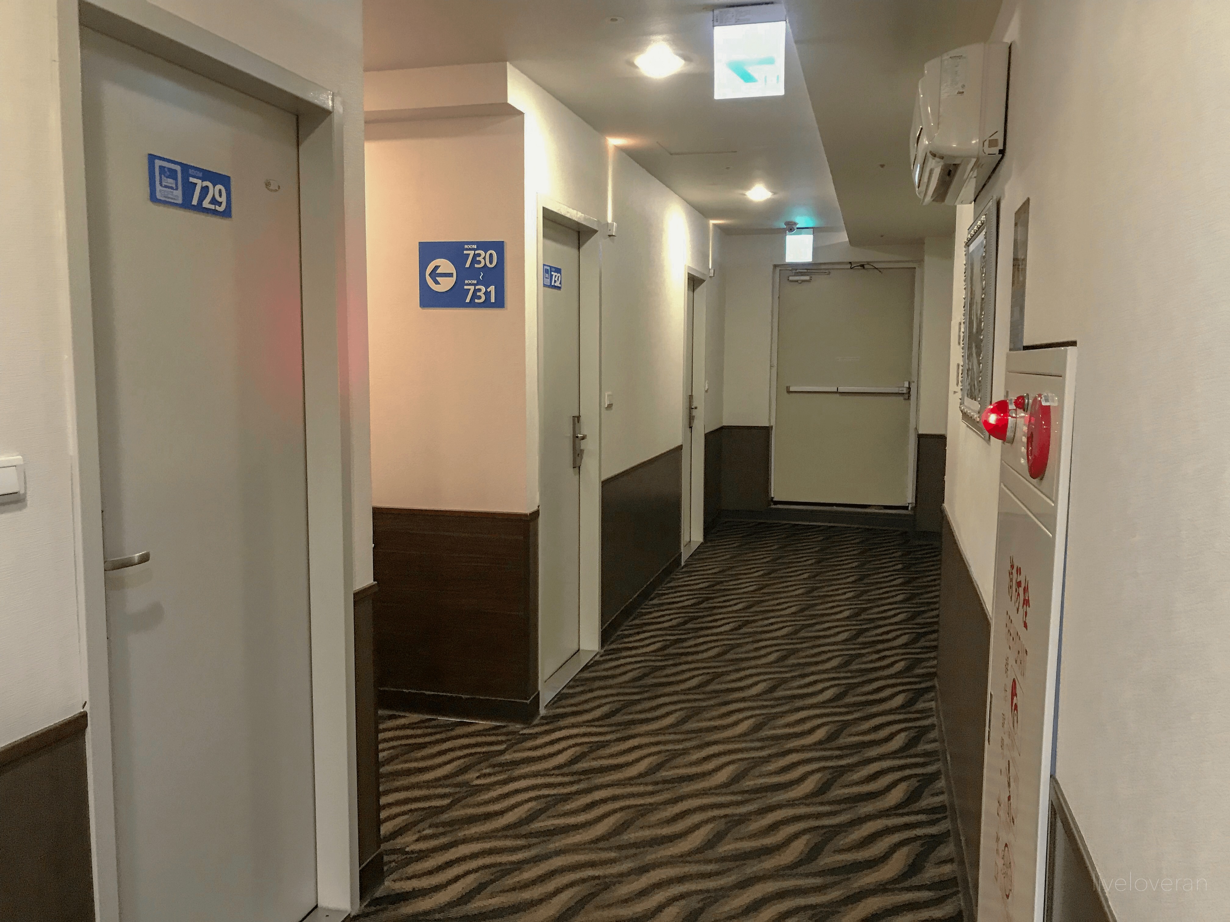 liveloveran ecfa hotel wan nian hallway